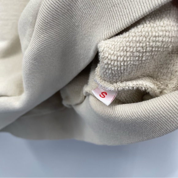 Talentless Circle Logo Hoodie in Bone S - Picture 8 of 10